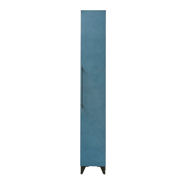 OCEAN - Metal Blue Linen Cabinet 78 in.