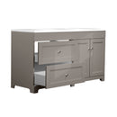 SUZIE - Light grey 60 in. DOUBLE