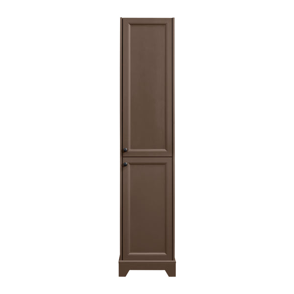 PAULA - Cabinet brun taupe 75 po. NON ASSEMBLÉE