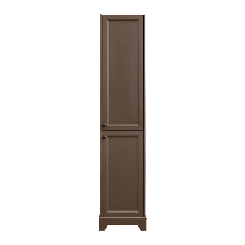 PAULA - Taupe brown cabinet 75 in. UNASSEMBLED