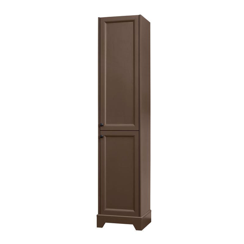 PAULA - Taupe brown cabinet 75 in. UNASSEMBLED