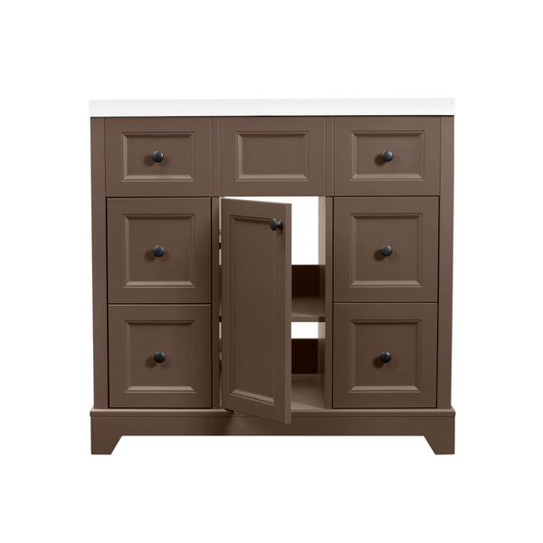 PAULA - Taupe Brown 37 in UNASSEMBLED