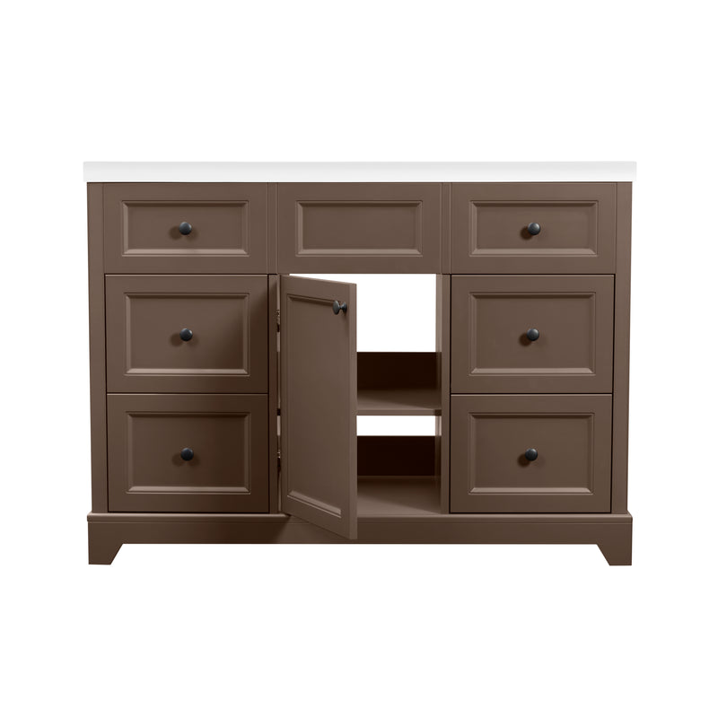 PAULA - Taupe Brown 48 in. UNASSEMBLED