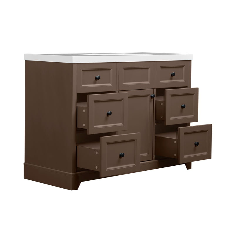 PAULA - Taupe Brown 48 in. UNASSEMBLED