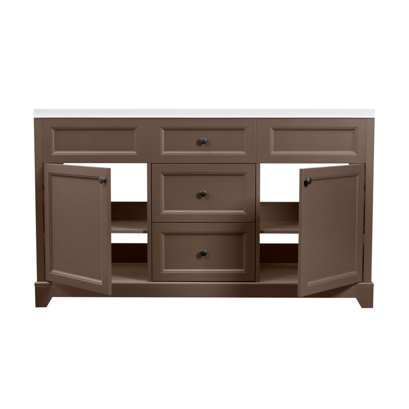 PAULA - Taupe Brown 60 in. UNASSEMBLED