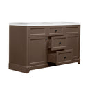 PAULA - Taupe Brown 60 in. UNASSEMBLED