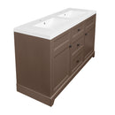 PAULA - Taupe Brown 60 in. UNASSEMBLED