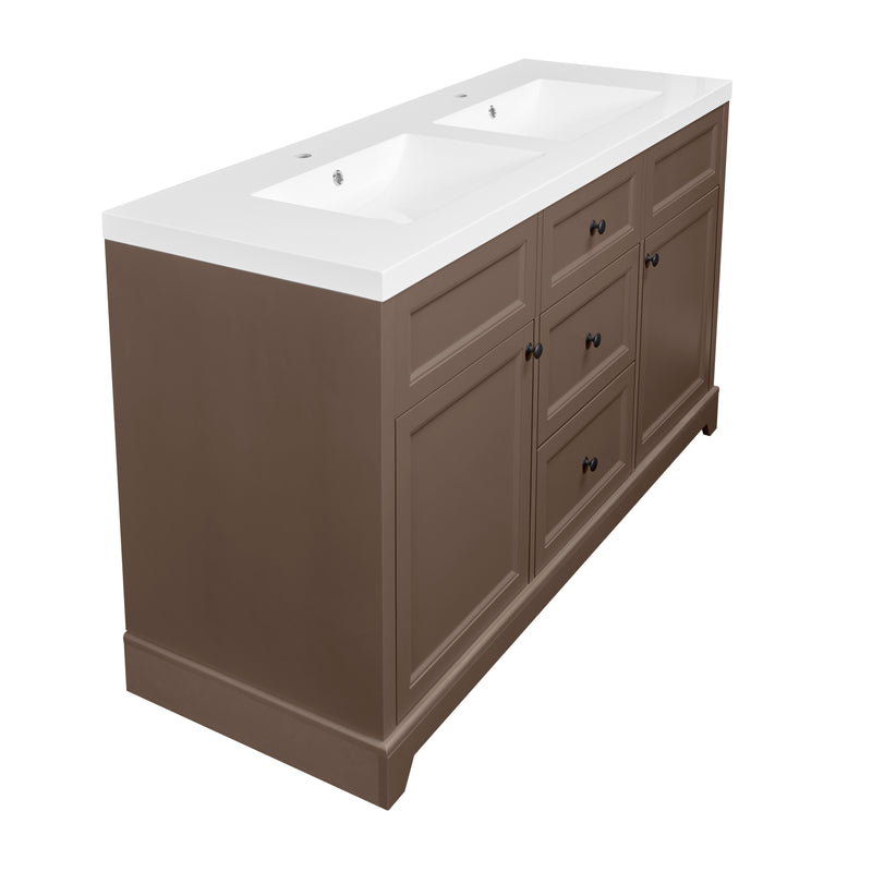 PAULA - Taupe Brown 60 in. UNASSEMBLED