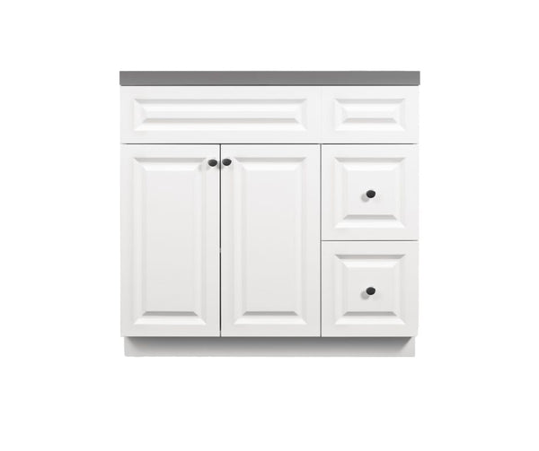 RACHEL SMG - Matte White 37 in. UNASSEMBLED