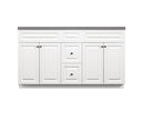 RACHEL SMG - Matte White 61 in. UNASSEMBLED