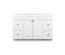 RACHEL SMOV - Matte White 49 in. UNASSEMBLED