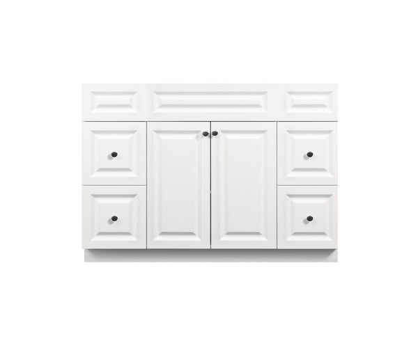 RACHEL SMOV - Matte White 49 in. UNASSEMBLED