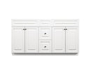 RACHEL SMOV - Matte White 61 in. UNASSEMBLED