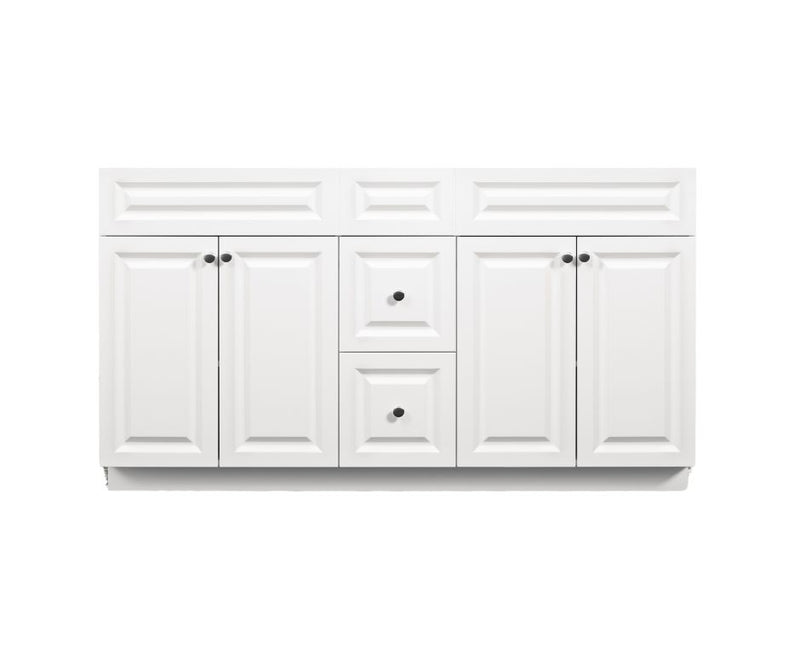 RACHEL SMOV - Matte White 61 in. UNASSEMBLED