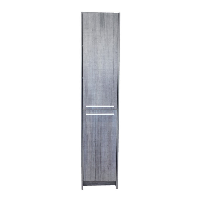 MILO - Blue Grey Linen Cabinet LEFT 74 In.